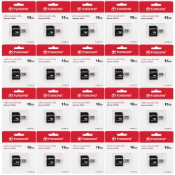 TRANSCEND 20X 16GB 300S 95Mb/s Class 10 Micro Sdhc Memory Card With Sd Adapter