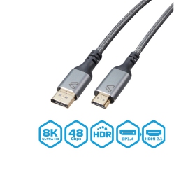 BLUEDIAMOND Pro 8K Ultra HD Display Port to HDMI Cable 3M (10Ft)
