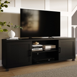 CORLIVING Tv Stand With Doors, Tvs Up to 85