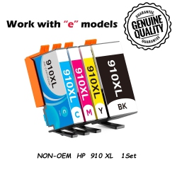 BESTONER [New Chip] 1 Set Compatible Replacement for HP 910 Xl Ink Cartridges 910Xl High Yield - Officejet 8010E 8012 8013 8014 8015E 8017 8018 8020