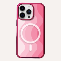 CASECO Magsafe Iphone 13 Pro Max Wave Case In Pink