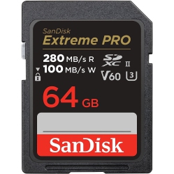 SANDISK Extreme Pro 64GB Sdxc Uhs-Ii Sd Card Sdsdxep-064G