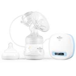 LITTLE MARTIN'S Electric Breast Milk Pump for Breast Feeding, Rechargeable Battery for Travel