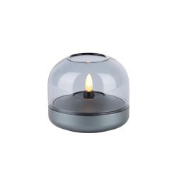 KOODUU Glow 08 Flameless Led Candle, 100 Hours' Autonomy, Moody In Blue