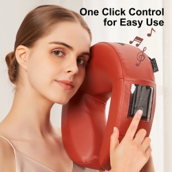 MASTER MASSAGE Musicmaster Crescent Round High Fidelity Sound Face Cradle Cushion- Bluetooth Massage Pillow Forface Down Resting- Ultra Soft Massage