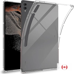 GENER Ultra Slim Anti-Scratch Transparent Shockproof Case for Samsung Galaxy Tab S10 Ultra / Tab S9 Ultra (Clear)