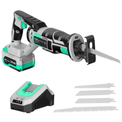 LITHELI Reciprocating Saw Cordless, Powerful Hand Saw Kit With 20V 4.0 Ah Battery & Fast Charger, 0-3000 Spm