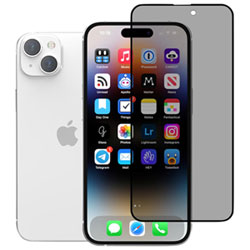 Protecteur D'écran En Verre De Confidentialité De 22 Cases Pour Iphone 15