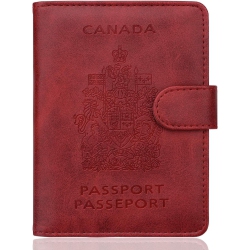 WALNEW Rfid Blocking Passport Holder Travel Wallet Cover Case In Multicolor