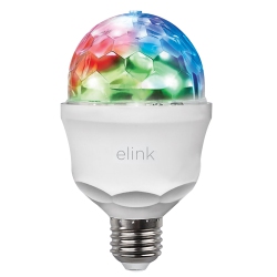 ELINK Ek1481 - Led Party Light Bulb, 360° Rotating, RGB, 3 Watts