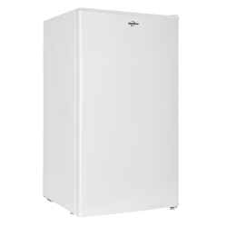 KOOLATRON Compact Fridge W/ Freezer, 3.2 Cu Ft (91L) White, Space-Saving Flat Back, Reversible Door, Full-Width Freezer, for Dorm, Office, Home Bar