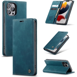 CASEME for Iphone 15 Wallet Case Soft Pu Leather Flip Case Magnetic Stand Flip Protective Cover Leather Case With Id & Credit Card Slots Holder Case