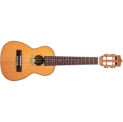 LEHO Celebration Solid Concert Ukulele With Cedar Top In Mahogany