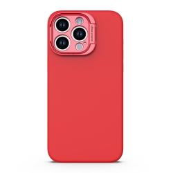 UUNIQUE LONDON Liquid Silicone Iphone 15 Pro Max Plastic Fitted Hard Shell Case – In Red