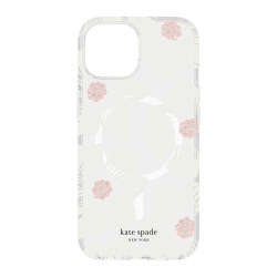 KATE SPADE Iphone: 15, 14, 13 Plastic Fitted Hard Shell Case – Translucent