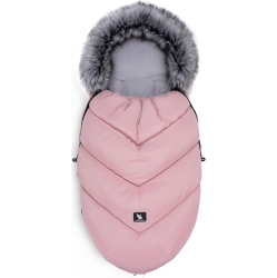 COTTON MOOSE Stroller Footmuff - Powder In Pink