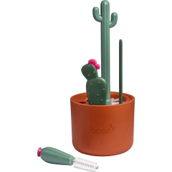 BOON Cacti Bottle Cleaning Brush Set - Terracotta
