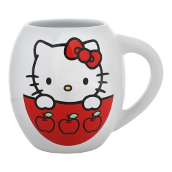 BIOWORLD Hello Kitty Oval 18OZ Ceramic Mug