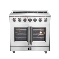 FORNO Massimo 36-Inch Freestanding French Door Electric Range
