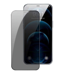 ESOURCE PARTS Privacy Anti-Spy Tempered Glass Screen Protector for Apple Iphone 12 / Iphone 12 Pro