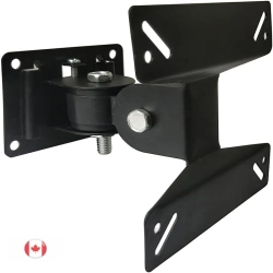 GENER Small Tv Monitor Wall Mount Bracket - Tilt And Swivel, Fits 14-24 Inch Flat Panel Lcd Led Screens