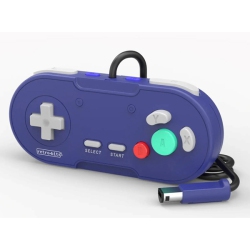 RETRO-BIT Legacygc Wired Controller - Indigo - for Gamecube / Wii