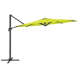 CORLIVING Collapsible 11.5 Ft. Deluxe Patio Umbrella - Lime In Green