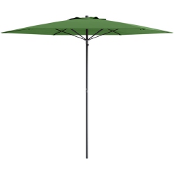 CORLIVING Collapsible 7 Ft. Circular Beach/patio Umbrella - Forest In Green