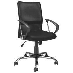 CORLIVING Workspace Mesh Back Task Chair - In Black