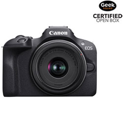 Boîte Ouverte - Appareil Photo Sans Miroir Eos R100 De Canon Avec Objectif 18-45 Mm Is Stm