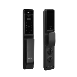 DALTON SMART LOCKS Smart Lock Fingerprint Wi-Fi Deadbolt Camera, 3D Face Rec Works With Google & Alexa In Black