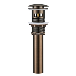 ANCONA Bathroom Sink Pop-Up Drain With Overflow In Oil Rubbed Bronze