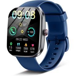 ULTREND 2025 Tooth Calling Smart Watch for Men & Women – 1.91" Fitness Tracker \w Heart Rate & Sleep Monitor, 120+ Sports Modes, Ip68 Waterproof