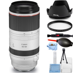 CANON Rf 100-500MM F/4.5-7.1L Is Usm Lens 4112C002 - Essential Uv Filter Bundle