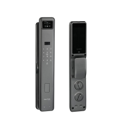 DALTON SMART LOCKS Smart Lock Fingerprint Wi-Fi Deadbolt Camera 3D Face And Finger Vein Recognition Google & Alexa In Gray