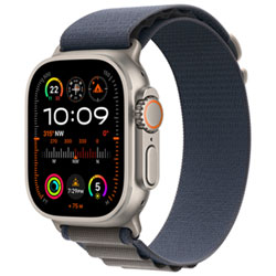 Apple Watch Ultra 2 (Gps + Cellular) Avec Boîtier De 49 Mm En Titane Et Bracelet Alpin Bleu Par Rogers - Moyen - Financement Mensuel