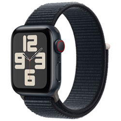Rogers Apple Watch SE (GPS + Cellular) 40mm Midnight Aluminum Case w/Midnight Sport Band - Monthly Financing