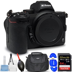 NIKON Z 5 Mirrorless Digital Camera (Body Only) 1649 + 64GB + Gadget Bag Bundle