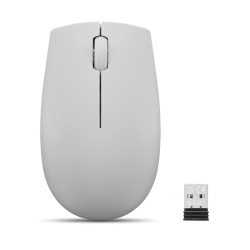 LENOVO 300 Wireless Compact Mouse (Arctic Grey) With Battery