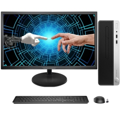 HP Refurbished (Good) - Prodesk 400 G5 Sff Business Desktop PC Computer, New 22 Inch Fhd Monitor (Intel Core I3 8Th Gen 3.60 Ghz/ 1Tb SSD/ 8GB Ddr4