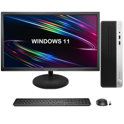 HP Refurbished (Good) - Desktop PC Prodesk 400 G5 Sff Business Computer (Core I3-8100 8Th Gen/ 16GB Ram/ 512GB SSD/ New 22 Inch Fhd Monitor/ Windows