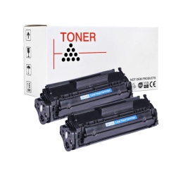 MAX SAVING 2Pk Compatible Toner Cartridges Replacement for HP Q2612A 12A Laserjet 1010 1012 1018 1020 1022 1022N 1022Nw