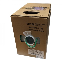 UPG - Solid Utp Cat5E Network Cable, 350Mhz, 500 Feet Length, Ft4/cmr In Green