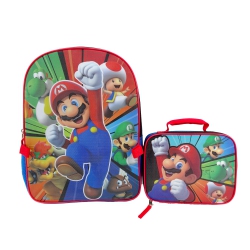 BIOWORLD Super Mario Bros. 16" Backpack Sets