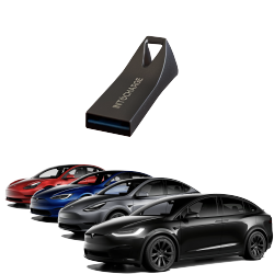 INTOCHARGE Pre-Configured 128GB USB Flash Drive for Tesla Dashcam And Sentry Mode Compatible With Model 3/y/s/x