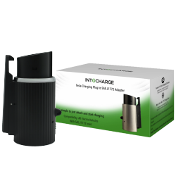 INTOCHARGE Tesla Charging Plug to Sae J1772 Adapter | 60 Amp / 240V Ac | Optimal Fit | Easy Setup | | Compatible With All Ev Models With J1772 Inlet