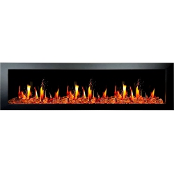 LITEDEER HOMES 2025 New Latitude Ii 78 Inch Wifi Smart Electric Fireplace With Crackling - Zef78Va