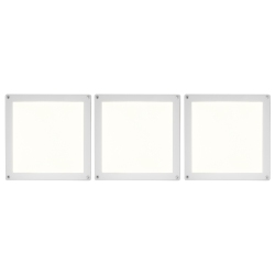 BAZZ 3 Pack Linkable Integrated Led Light Panels, U17343Wh