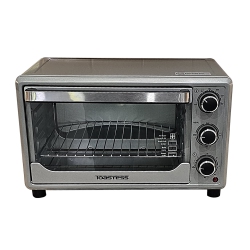 TOASTESS - Toaster Oven And Air Fryer, 6 Slice Capacity, Adjustable Temperature, Stainless Steel