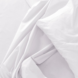 COTTON HOUSE - Bamboo Sheet Set, Hypoallergenic, Twin Size In White